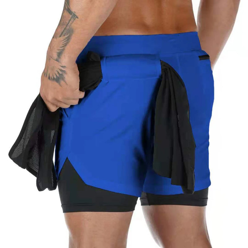 short fitness masculino short 2 em1